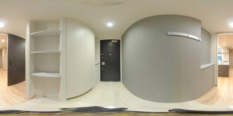 パノラマ画像玄関