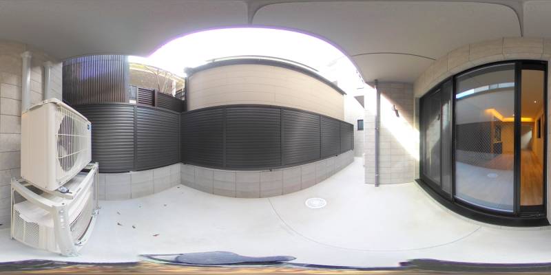 パノラマ画像バルコニー