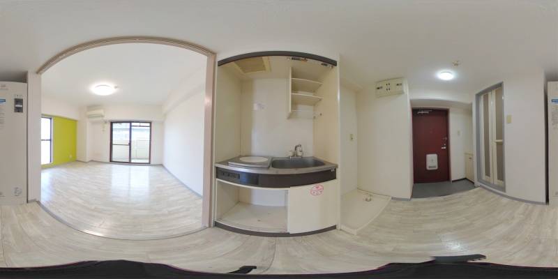 パノラマ画像キッチン