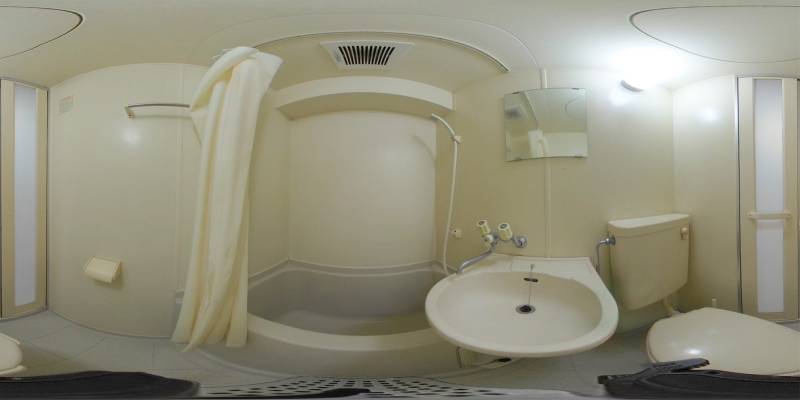 パノラマ画像バスルーム