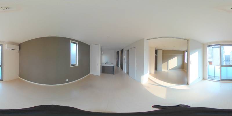 パノラマ画像リビング