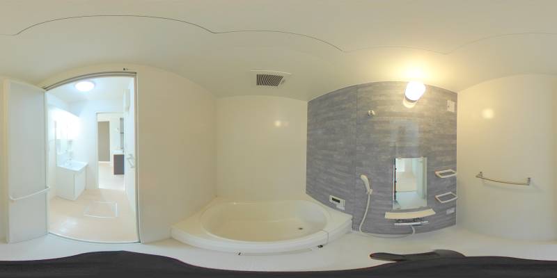 パノラマ画像バスルーム