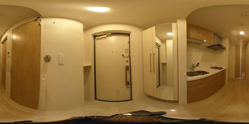 パノラマ画像玄関
