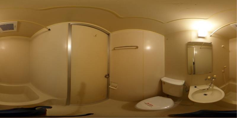 パノラマ画像バスルーム