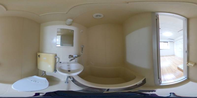 パノラマ画像バスルーム