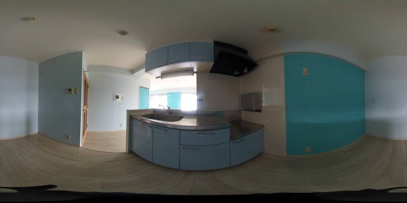 パノラマ画像キッチン