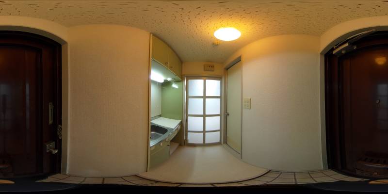 パノラマ画像玄関