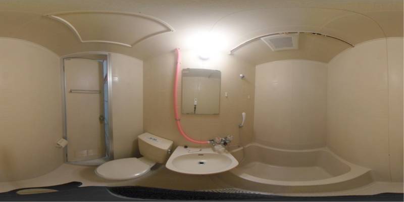 パノラマ画像バスルーム