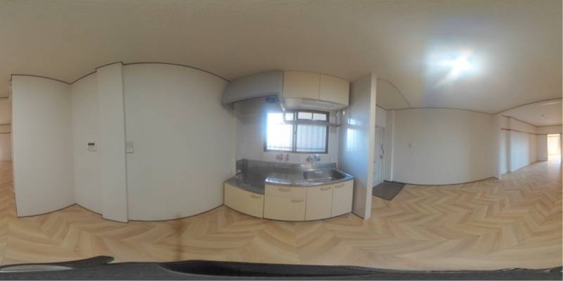 パノラマ画像キッチン