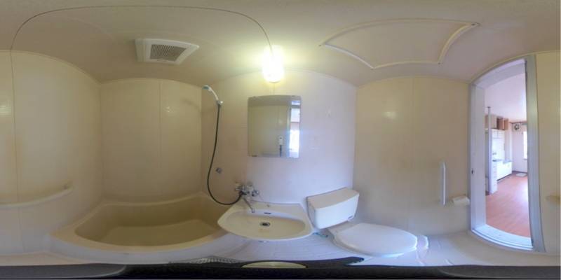 パノラマ画像バスルーム