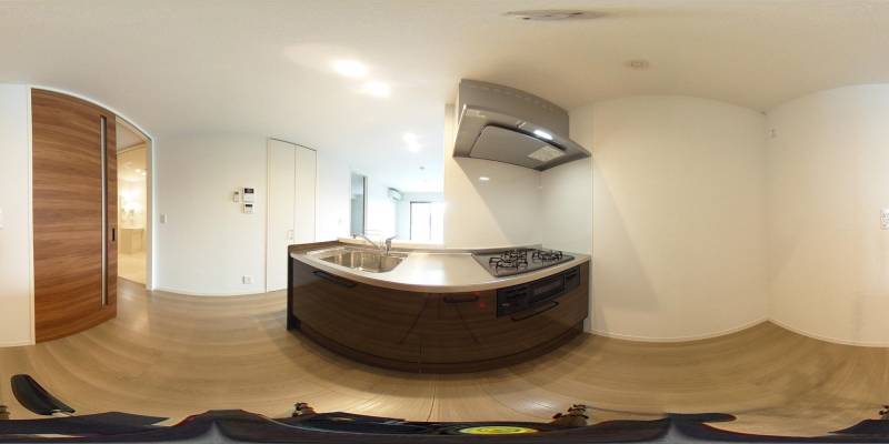 パノラマ画像キッチン