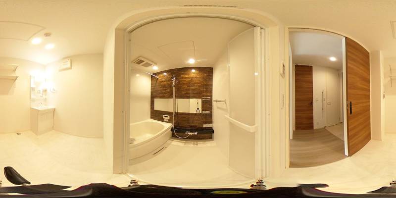 パノラマ画像バスルーム