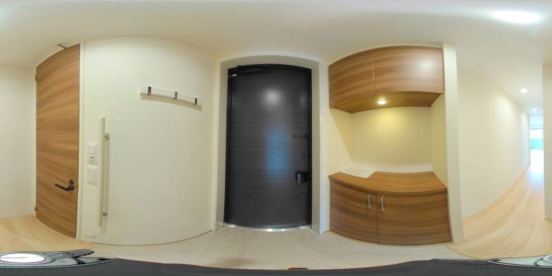 パノラマ画像玄関