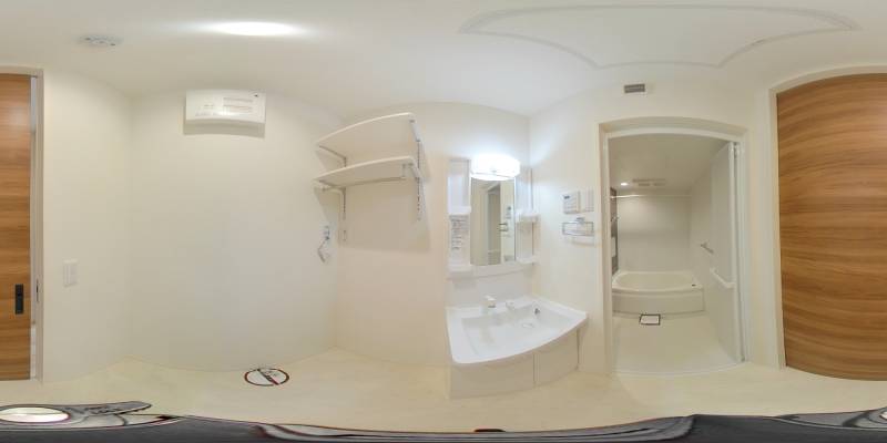 パノラマ画像洗面所