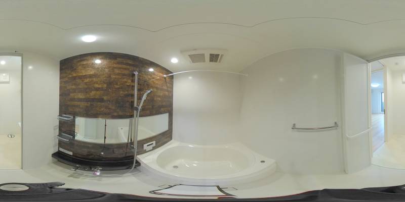 パノラマ画像バスルーム