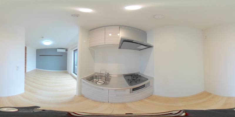 パノラマ画像キッチン