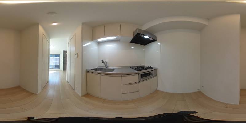 パノラマ画像キッチン