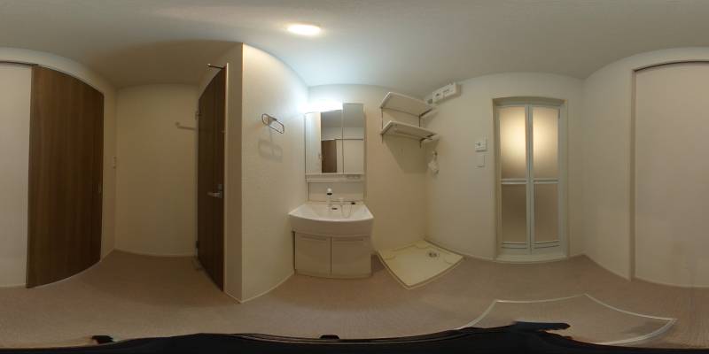 パノラマ画像洗面所