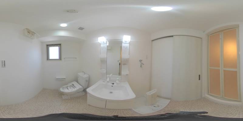 パノラマ画像洗面所