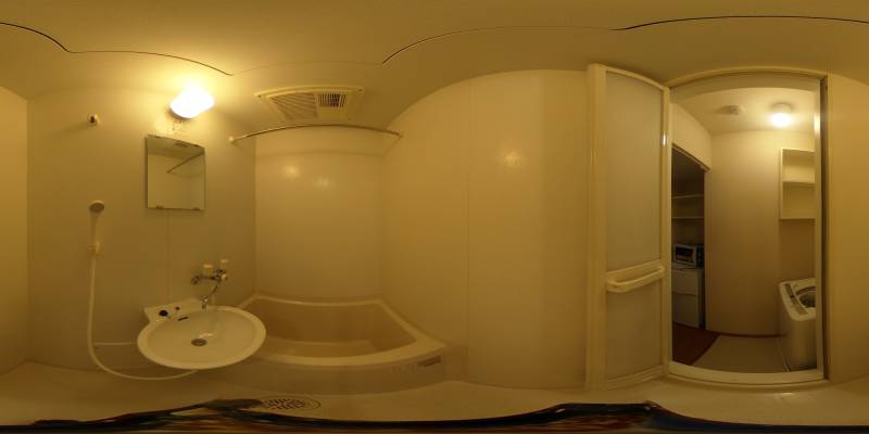 パノラマ画像バスルーム