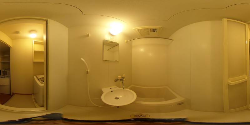 パノラマ画像バスルーム