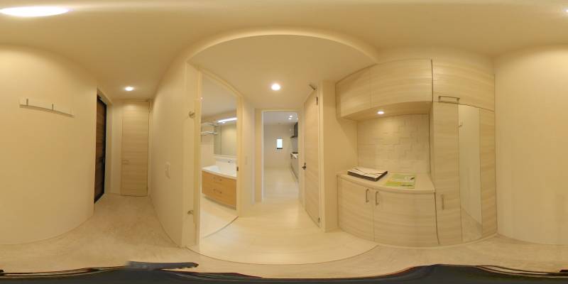 パノラマ画像玄関