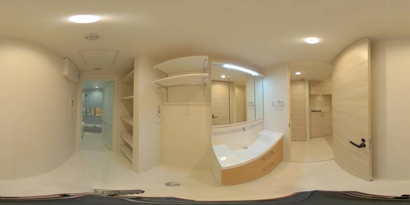 パノラマ画像洗面所