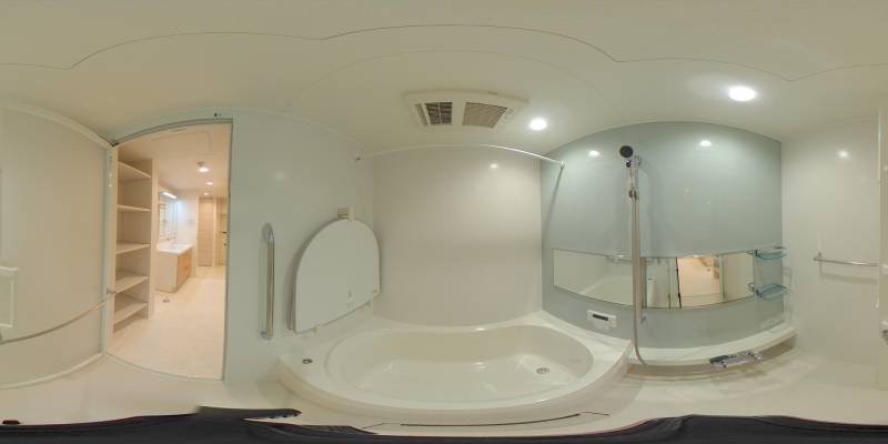 パノラマ画像バスルーム