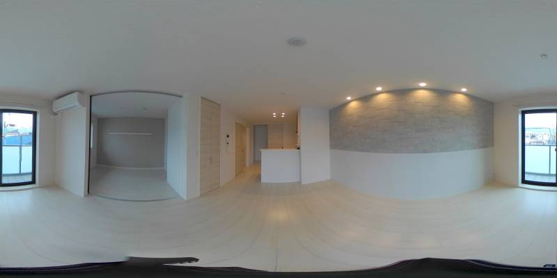 パノラマ画像リビング