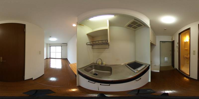 パノラマ画像キッチン