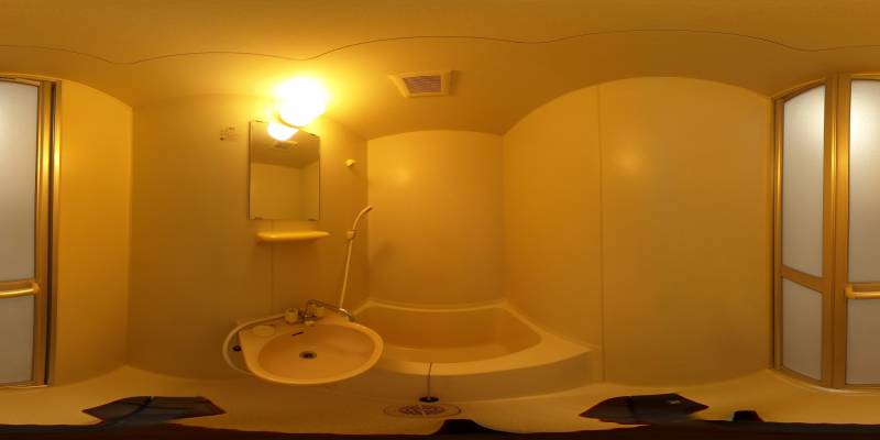 パノラマ画像バスルーム