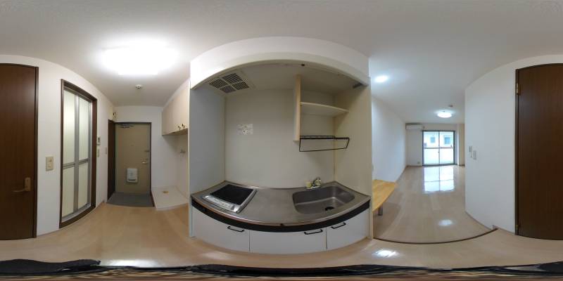 パノラマ画像キッチン