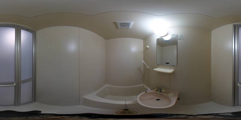 パノラマ画像バスルーム