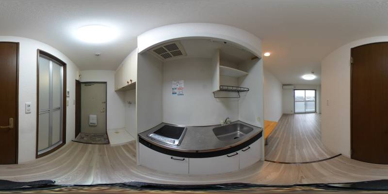 パノラマ画像キッチン