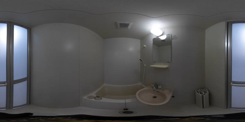 パノラマ画像バスルーム