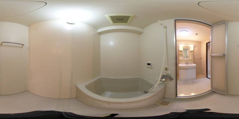 パノラマ画像バスルーム