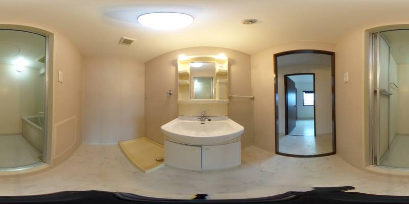 パノラマ画像洗面所