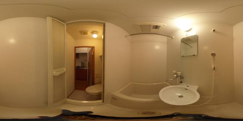 パノラマ画像バスルーム