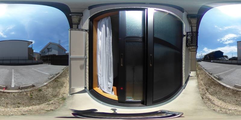 パノラマ画像バルコニー