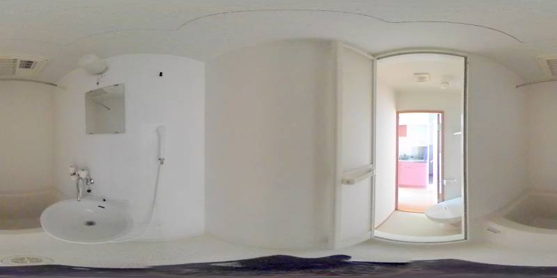 パノラマ画像バスルーム