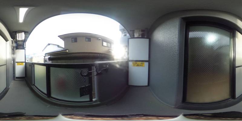 パノラマ画像バルコニー