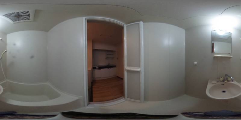 パノラマ画像バスルーム
