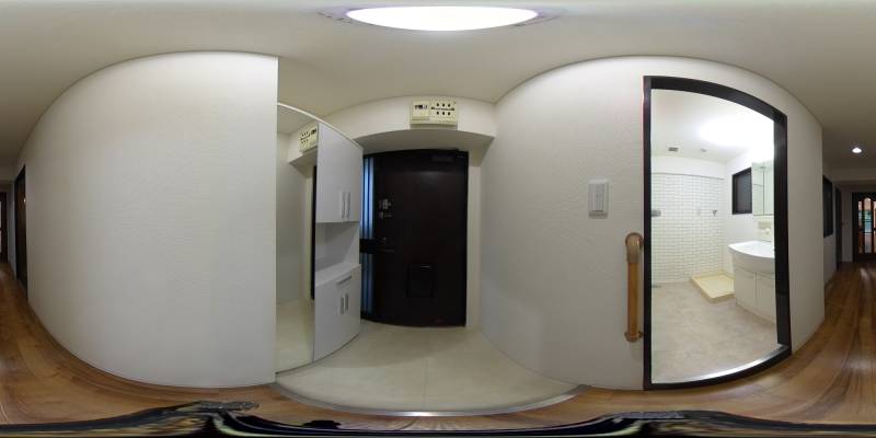 パノラマ画像玄関