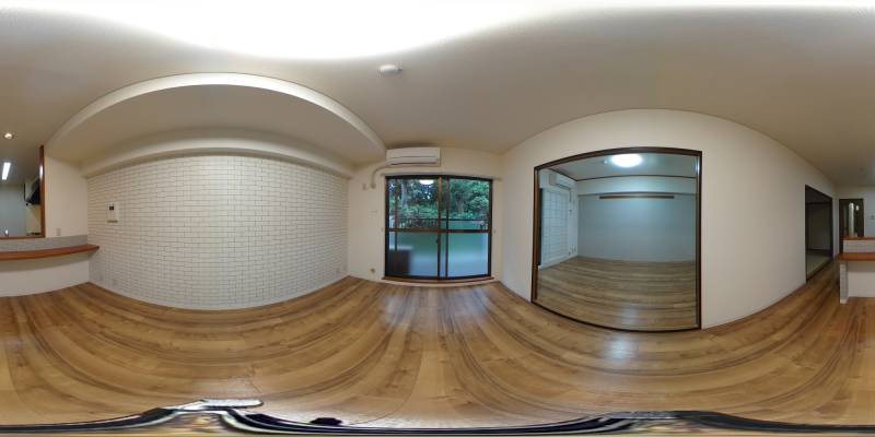 パノラマ画像リビング