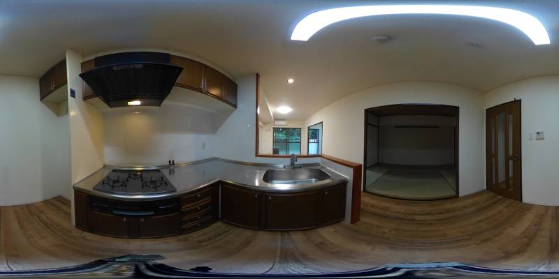 パノラマ画像キッチン