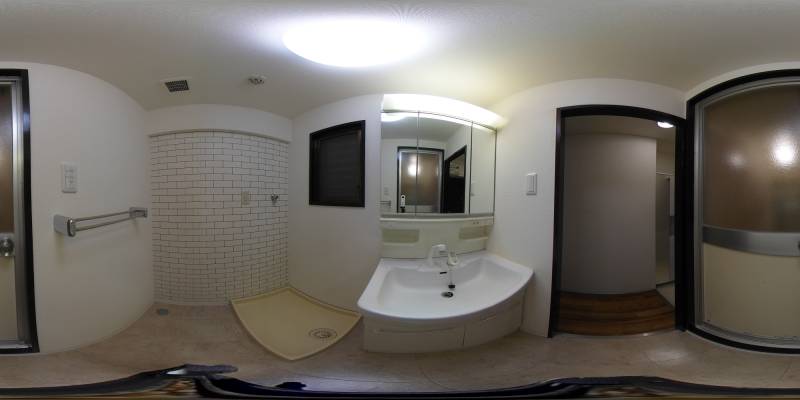 パノラマ画像洗面所