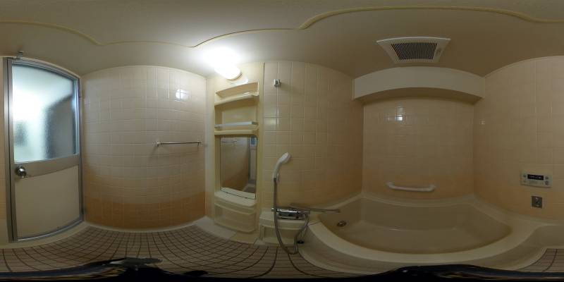 パノラマ画像バスルーム