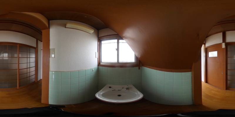 パノラマ画像洗面所