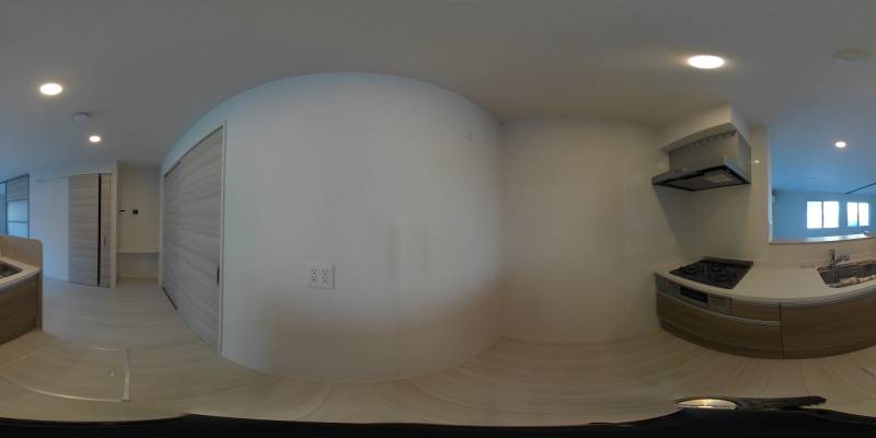 パノラマ画像キッチン