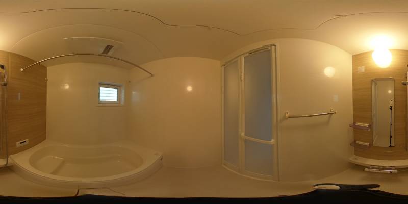 パノラマ画像バスルーム